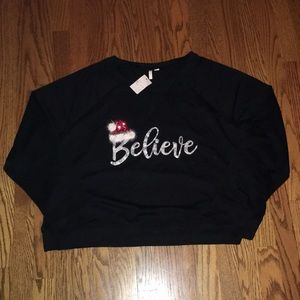 “Believe” Christmas Sweatshirt